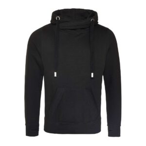 CROSS NECK HOODIE