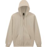 SOFTSTYLE® MIDWEIGHT FLEECE ADULT FULL ZIP HOODED SWEATSHIRT
