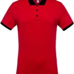 KARIBAN - MUŠKA DVOBOJNA PIQUE POLO MAJICA KRATKIH RUKAVA