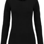 KARIBAN - ŽENSKA MAJICA DUGIH RUKAVA CREW NECK