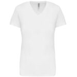 KARIBAN - ŽENSKA MAJICA KRATKIH RUKAVA S V IZREZOM