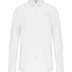 MEN'S LONG-SLEEVED COTTON POPLIN SHIRT