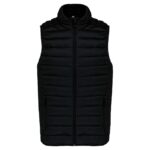 LADIES' LIGHTWEIGHT SLEEVELESS FAKE DOWN JACKET