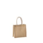 JUTE CANVAS TOTE - SMALL