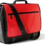 DOCUMENT BAG WITH FRONT FLAP