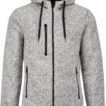 MEN'S HEATHER HOODED JACKET
