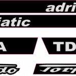 Set naljepnica TD 55 A