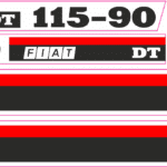 Set naljepnica Fiat 115-90