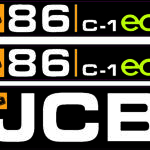 Set naljepnica JCB 86 C-1
