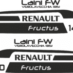 Set naljepnica Renault Fructus