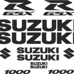 Set naljepnica SUZUKI GSXR 1000