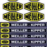 Set naljepnica MEILLER KIPPER 12 komada