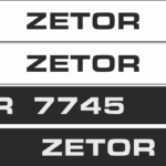 Set naljepnica Zetor 7745